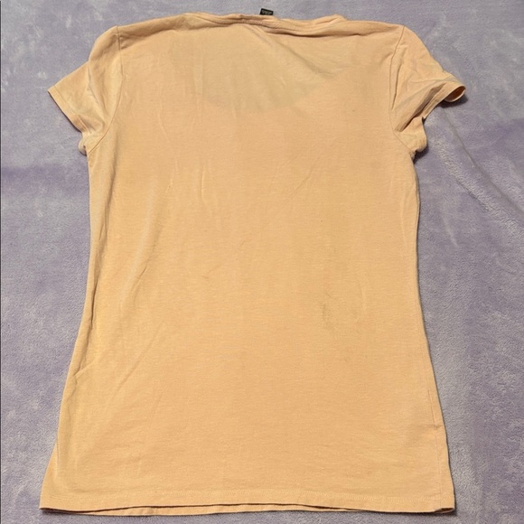 Ann Taylor Blush Floral Embellished Tee - Picture 5 of 9